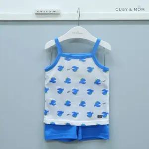 [달퐁]큐비앤맘 킨더웨일 끈나시 상하