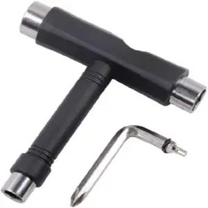 블랙 스케이트보드 도구 T-툴 올인원