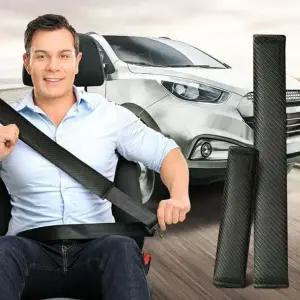 안전벨트 커버 카본 안전벨트 쿠션 가드 보호대 2p