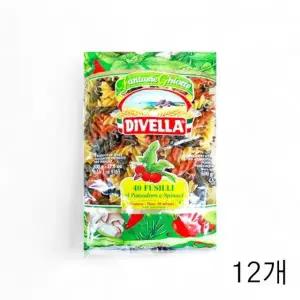 디벨라 삼색푸실리 500gX12개 숏파스타 후실리면