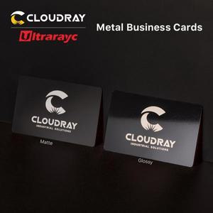 50pcs/100 개/몫 비즈니스 이름 카드 레이저 마킹 기계에 대 한 매트 블랙 알루미늄 합금  재료