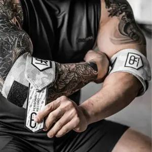 팔꿈치보호대 팔굽치 엘보 보호대 헬스장 역도 벤치 프레스 팔꿈치 패드 포장 붕대 스포츠 크로스핏 훈련