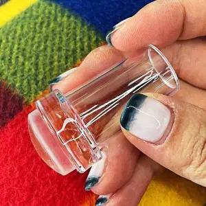 [셀러에이드]네일스탬퍼 스탬프 실리콘 꾹꾹이 네일 투명