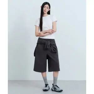 무신사스탠다드 반팔티셔츠 UV 프로텍션 우먼즈 슬림 크루 넥 티셔츠 화이트 1720182