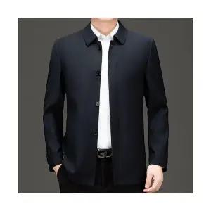 올요아 하프 남성용 울 가을 캐주얼 키작남 코트 클래식한 재킷 상의 꾹3