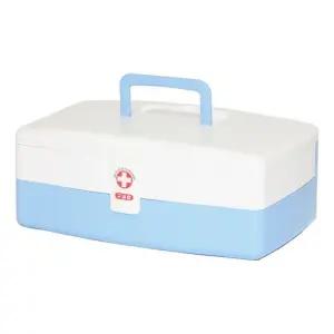 구급함 9호(케이스 및 내용물 포함) 상자 가정용 휴대용약통 구급약 약상자 키트