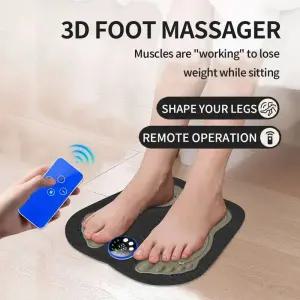 발마사지기 안마기 EMS 마이크로 전류 발 마사지 패드 3D 단독 펄스 송아지 바닥 미용 건강