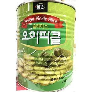 오이피클 (참존식품 슬라이스 3K) 절임 통절임 초절임 반찬 장아찌