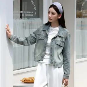 솔저스여성 언밸런스 레이어드 겉소프트 데님 코트 봄 가을 OPH3