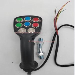 굴삭기 수확기 수정용 6/7/8//9 버튼 조이스틱 핸들 1개