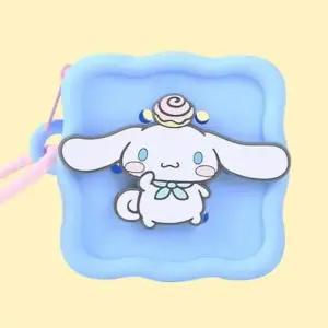 산리오 WXC023Y7 전신 미니 스퀘어 실리콘 파우치-시나롤