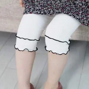 어린이 NFM166Y6 여아 썸머 레깅스 예쁜 셔링 디자인 쫄바지