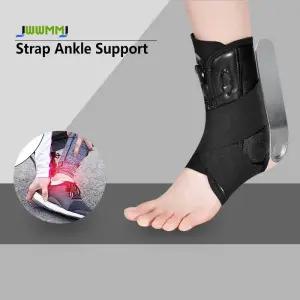 발목보호대 여성 남성용 발목 보호대 1개 - 부상 탄력 레이스업 회복 보조기구