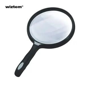 대형 돋보기 노안 핸드 확대경 독서용 관찰 안경 휴대용 미니 위즈템