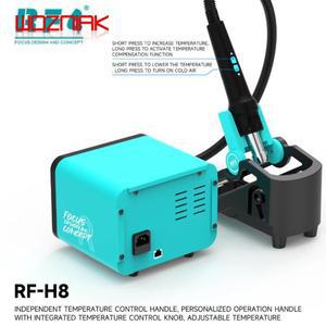 RF-H8 열풍 리워크 스테이션, 전용 4채널 메모리, 정밀 부품용 3단계 온도 및 시간 자유