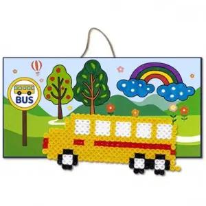 유아미술 JNF040J8 유치원 비즈세트 만들기- 버스