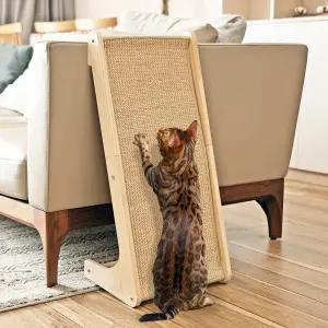 펫카라이 고양이 긁힘 방지 램프 시살 실내 위한 L자형 패드 캣닙 라지가 있는 벽 가구 보호대