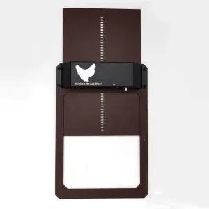 스마트 가축 출입문 개폐기 문 닫히는 닭집 강아지 펫도어 양계장 센서 자동 게이트