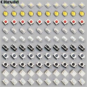 100pcs 자동차 원격 제어 키 터치 스위치 현대 닛산 혼다 폭스 바겐 도요타 기아 푸조에 대한 촉각 푸시 버