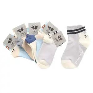 국산 DAJ837O5 3-4세 유아동 중목 양말 뒷꿈치마우스 5켤레 세트