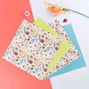 디자인랩 AGK823M5 드로잉 양면 색종이 4색x25매씩 총 100매입