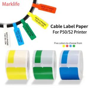 열전사 라벨 프린터 P50/S2/D100/D200 스티커 주방 학교 사무실용 무잉크 용지 선물/DIY 창의/마킹용