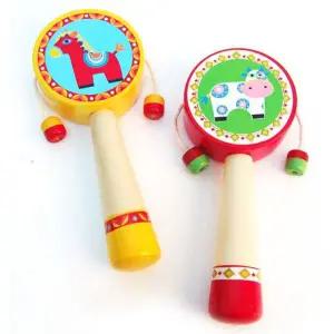 연주 TLE918I4 악기 흔드는북 교구 음률영역 리듬 완구 장난감