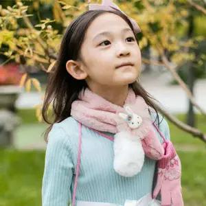 로라앨리 YSN297Y0 여아 넥워머 겨울 목도리 아동 털목도리