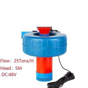 750W DC48V 태양광 무브러쉬 모터 에어레이터 펌프 (양식용 휴대용 80MM 구경 어류 연못