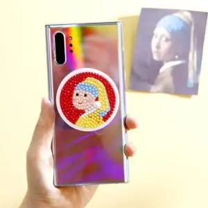 유니아트 DTZ416C9 스마트톡 보석십자수 no.05 진주소녀