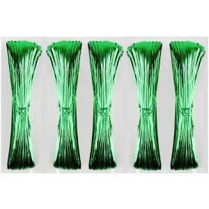 유니아트 TBA870L4 25000 공예철사 빵끈 초록 선물포장 끈