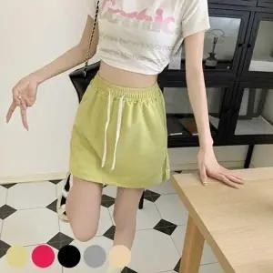 [JHQSU902_52CF]허리밴딩 치마 여자 패션 입기 바지 여성 (30070701A)