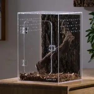 파충류 비바리움 크레스티드 아크릴 사육장 게코 도마뱀 하우스