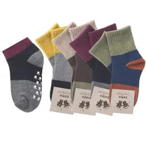 국산 FDY151B6 3-4세 유아동 중목 양말 발목원색 5켤레 세트