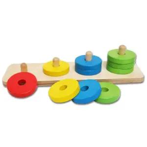 도형 VUN917S3 색깔 양 맞추기 입체 퍼즐 교구 쌓기 놀이