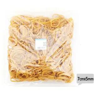 유니아트 WWX118O5 고무밴드 30000 노랑 고무줄 7cmx5mm