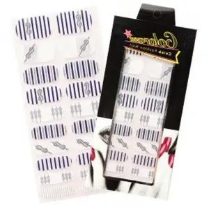 컬러라치 네일스티커 마린 스트라이프 셀프 네일아트