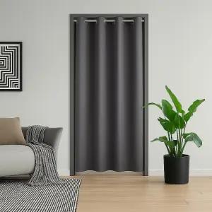 PI 블랙아웃 도어 커튼 80인치 단열실 어두워짐 프라이버시 출입구 창문 처리 전면/미끄럼틀