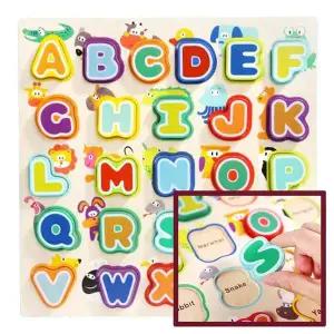 알파벳 KUC435Z0 입체 퍼즐 장난감 영어 공부 학습 교구