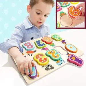 입체 UTI604S4 퍼즐 숫자 학습 유치원 어린이집 교구 장난감