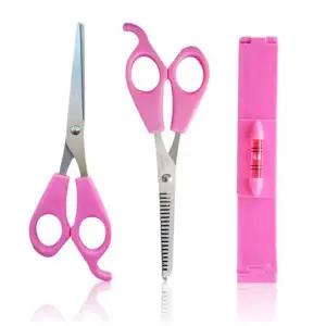 [셀러에이드]우수 절삭력 앞머리 숱정리 가위 수평툴 미용가위세트