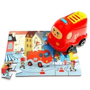 인기 EMH944V0 자동차 퍼즐 미니카 장난감 학습 교구 놀이 완구