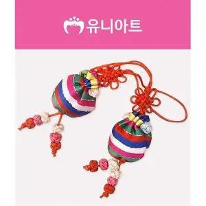 유니아트 HMR390K0 전통 복주머니 매듭 빨강