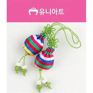 유니아트 SWC745W0 전통 복주머니 매듭 연두
