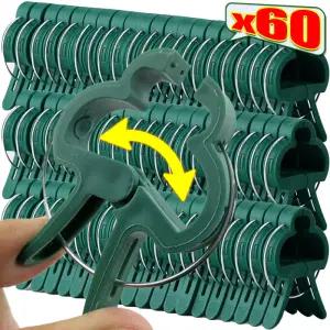 대형 정원 클립 덩굴 식물 토마토 오이용 조절 가능한 줄기 재사용 지지대 가지 정리용