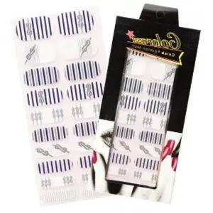 [셀러에이드]컬러라치 네일스티커 마린 스트라이프 셀프 네일아트