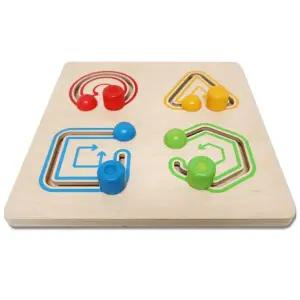 도형 TDB416H0 슬라이드 꼭지 도형 교구 소근육 발달 장난감