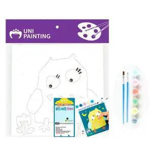 유니아트 CSP095H9 DIY 유화그리기 보드세트 부엉이