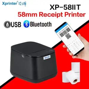Xprinter 58MM 열 영수증 프린터 미니 휴대용 빌 POS 블루투스 지원 Loyverse Android Windows 시스템