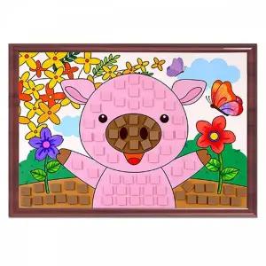 TBZ LTH624W9 만들기대장-EVA스티커 자이크 그림그리기-돼지